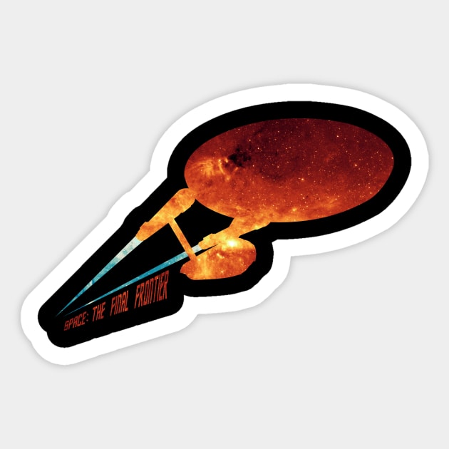 Space the Final Frontier Sticker by AngoldArts